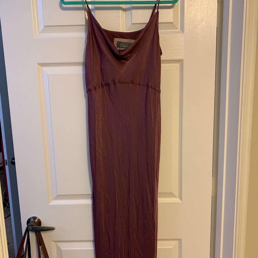 Anthropology Bias Slip Dress